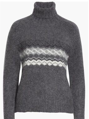 Nili Lotan Leane Alpaca Blend Fair Isle Sweater